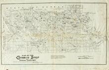 Map of the Cherokee Strip, Indian Territory