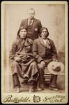 Three unidentified men (two of the men might be Sioux)
