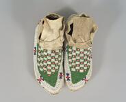 Men’s beaded leather moccasins